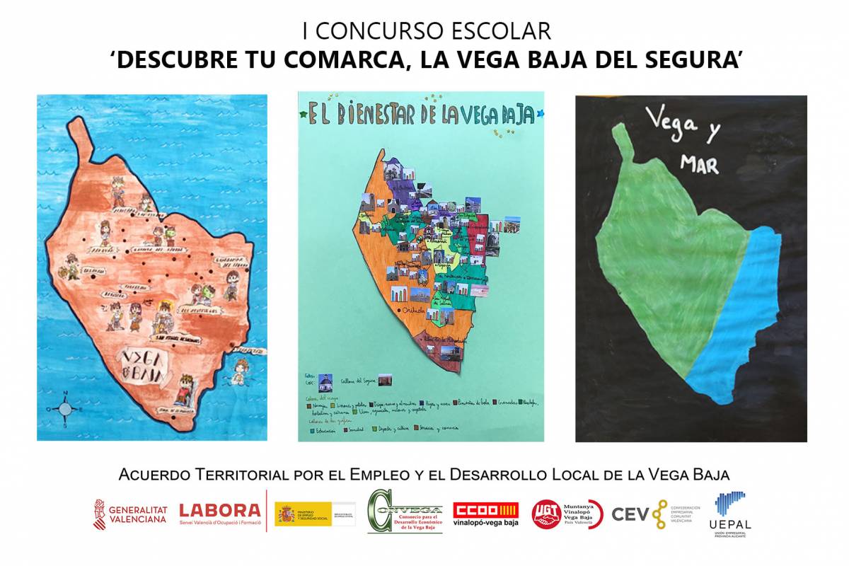 Fallado el concurso escolar ‘Descubre tu comarca, la Vega Baja del Segura’, que promociona los recursos naturales y culturales del territorio.